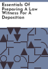 Essentials_of_preparing_a_law_witness_for_a_deposition