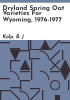 Dryland_spring_oat_varieties_for_Wyoming__1976-1977