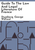Guide_to_the_law_and_legal_literature_of_France