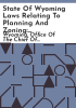 State_of_Wyoming_laws_relating_to_planning_and_zoning