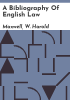 A_bibliography_of_English_law