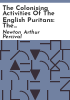 The_colonising_activities_of_the_English_Puritans