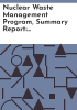 Nuclear_Waste_Management_Program__summary_report