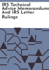 IRS_technical_advice_memorandums_and_IRS_letter_rulings