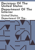 Decisions_of_the_United_States_Department_of_the_Interior