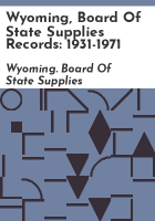 Wyoming__Board_of_State_Supplies_records