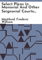 Select_pleas_in_manorial_and_other_seignorial_courts
