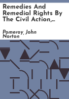 Remedies_and_remedial_rights_by_the_civil_action__according_to_the_reformed_American_procedure