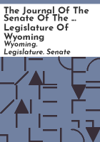 The_Journal_of_the_Senate_of_the_____Legislature_of_Wyoming