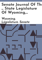 Senate_journal_of_the_____State_Legislature_of_Wyoming__convened_at_Cheyenne_on