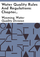 Water_quality_rules_and_regulations