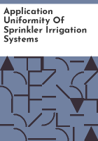 Application_uniformity_of_sprinkler_irrigation_systems