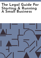 The_Legal_guide_for_starting___running_a_small_business