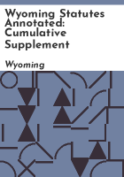 Wyoming_statutes_annotated