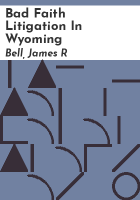 Bad_faith_litigation_in_Wyoming