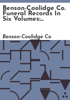 Benson-Coolidge_Co__funeral_records_in_six_volumes