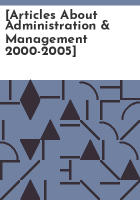 _Articles_about_administration___management_2000-2005_