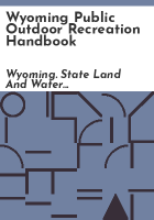 Wyoming_public_outdoor_recreation_handbook