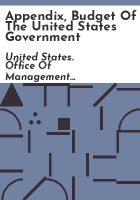 Appendix__budget_of_the_United_States_government