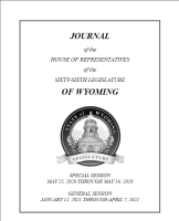 Journal_of_the_House_of_Representatives_of_the_____State_Legislature_of_Wyoming
