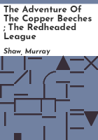The_adventure_of_the_Copper_Beeches___The_Redheaded_League