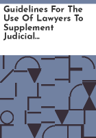 Guidelines_for_the_use_of_lawyers_to_supplement_judicial_resources