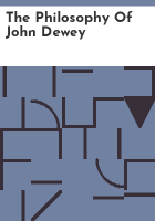 The_Philosophy_of_John_Dewey