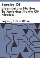 Species_of_Sisymbrium_native_to_America_north_of_Mexico