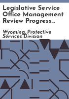 Legislative_Service_Office_management_review_progress_report