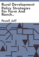 Rural_development_policy_strategies_for_farm_and_ranch_recreation