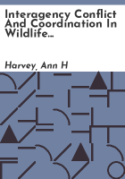 Interagency_conflict_and_coordination_in_wildlife_management