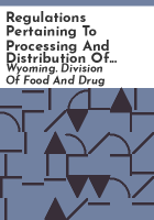 Regulations_pertaining_to_processing_and_distribution_of_dressed_poultry_and_rabbits