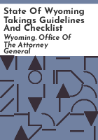 State_of_Wyoming_takings_guidelines_and_checklist